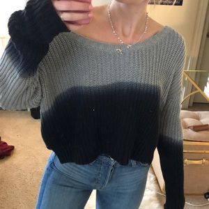 Ombré off the shoulder sweater ✨